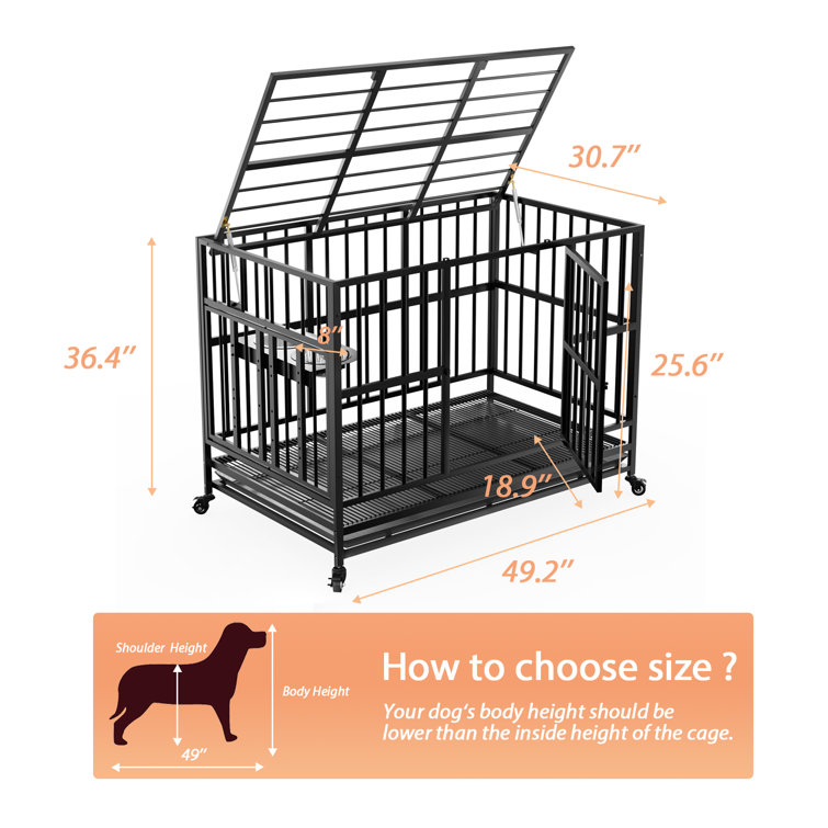 Large size 2024 dog crate dimensions